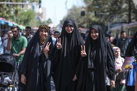 خیابانها و معابر اطراف مصلی در هنگام برگزاری نماز جمعه تهران