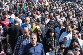 خیابانها و معابر اطراف مصلی در هنگام برگزاری نماز جمعه تهران