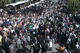 خیابانها و معابر اطراف مصلی در هنگام برگزاری نماز جمعه تهران