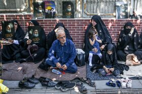 خیابانها و معابر اطراف مصلی در هنگام برگزاری نماز جمعه تهران