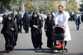 خیابان‌ها و معابر اطراف مصلی در هنگام برگزاری نماز جمعه تهران