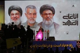 مراسم بزرگداشت شهیدان نصرالله و صفیالدین