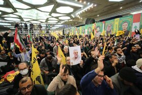 مراسم بزرگداشت شهیدان نصرالله و صفیالدین