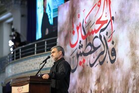 مرثیه خوانی حاج حسین هوشیار در اجتماع بزرگ مادران و شیرخوارگان عاشورایی 1404
