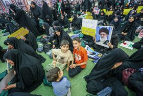 اجتماع بزرگ گرامیداشت ۱۱۰ شهید زن و کودک دفاع مقدس ۱۲ روزه «لشکر فرشتگان ایران»