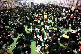 اجتماع بزرگ گرامیداشت ۱۱۰ شهید زن و کودک دفاع مقدس ۱۲ روزه «لشکر فرشتگان ایران»