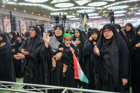 اجتماع بزرگ گرامیداشت ۱۱۰ شهید زن و کودک دفاع مقدس ۱۲ روزه «لشکر فرشتگان ایران»