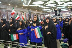 اجتماع بزرگ گرامیداشت ۱۱۰ شهید زن و کودک دفاع مقدس ۱۲ روزه «لشکر فرشتگان ایران»