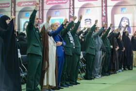 اجتماع بزرگ گرامیداشت ۱۱۰ شهید زن و کودک دفاع مقدس ۱۲ روزه «لشکر فرشتگان ایران»