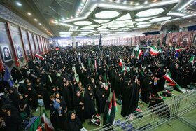 اجتماع بزرگ گرامیداشت ۱۱۰ شهید زن و کودک دفاع مقدس ۱۲ روزه «لشکر فرشتگان ایران»