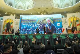 مراسم بزرگداشت شهید سلیمانی