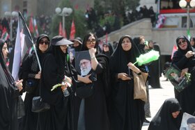 وداع با پیکر مطهر آقای شهید ایران