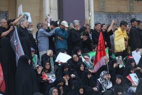 وداع با پیکر مطهر آقای شهید ایران