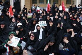 وداع با پیکر مطهر آقای شهید ایران