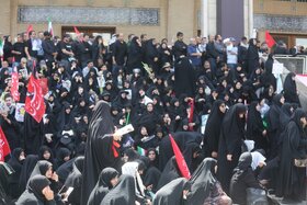 وداع با پیکر مطهر آقای شهید ایران