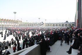 وداع با پیکر مطهر آقای شهید ایران