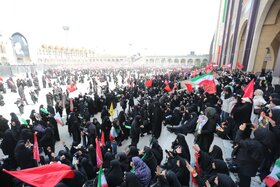 وداع با پیکر مطهر آقای شهید ایران