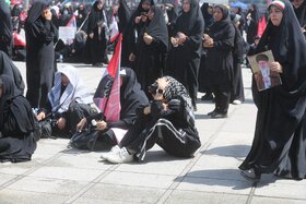 وداع با پیکر مطهر آقای شهید ایران