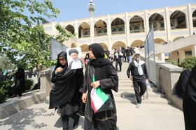 وداع با پیکر مطهر آقای شهید ایران