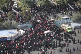 وداع با پیکر مطهر آقای شهید ایران