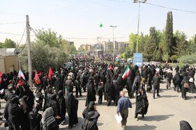 وداع با پیکر مطهر آقای شهید ایران