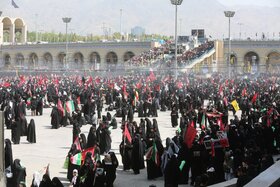 وداع با پیکر مطهر آقای شهید ایران
