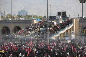 وداع با پیکر مطهر آقای شهید ایران