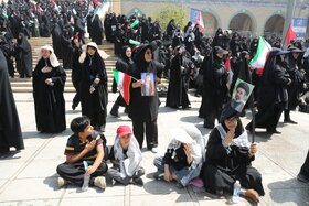 وداع با پیکر مطهر آقای شهید ایران