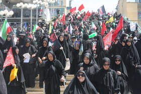 وداع با پیکر مطهر آقای شهید ایران