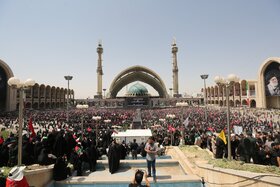 وداع با پیکر مطهر آقای شهید ایران