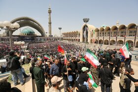 وداع با پیکر مطهر آقای شهید ایران