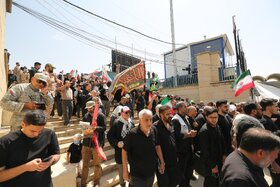 وداع با پیکر مطهر آقای شهید ایران