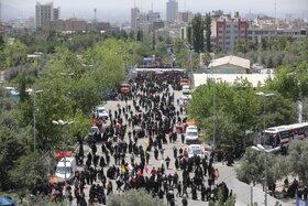وداع با پیکر مطهر آقای شهید ایران
