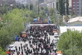 وداع با پیکر مطهر آقای شهید ایران