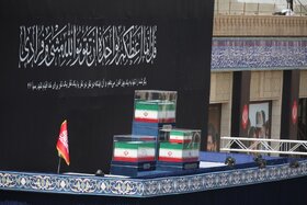 وداع با پیکر مطهر آقای شهید ایران