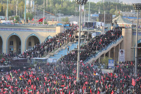 وداع با پیکر مطهر آقای شهید ایران (2)