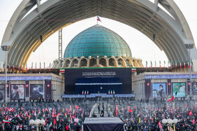 وداع با پیکر مطهر آقای شهید ایران (2)