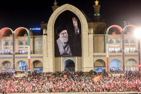 وداع با پیکر مطهر آقای شهید ایران (2)