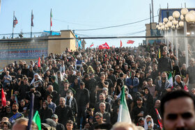 نماز بر پیکر امام شهید انقلاب اسلامی ایران