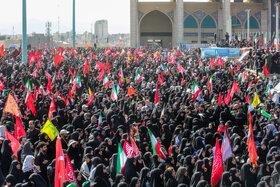 نماز بر پیکر امام شهید انقلاب اسلامی ایران