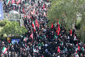 نماز بر پیکر امام شهید انقلاب اسلامی ایران