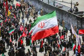 نماز بر پیکر امام شهید انقلاب اسلامی ایران